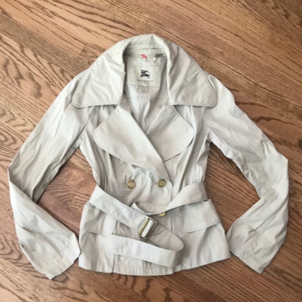 Burberry short trench jacket